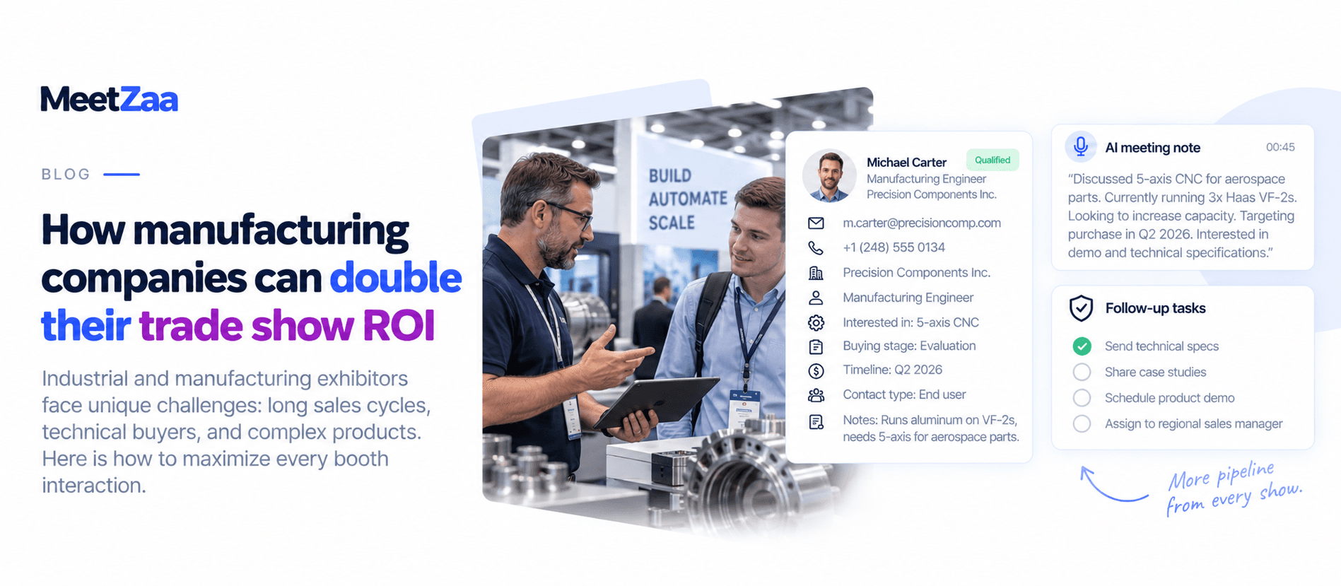 How manufacturing companies can double their trade show ROI